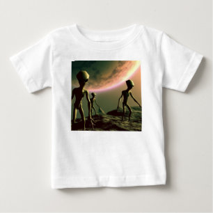 SF Grau Außerirdischen 2 Baby T-shirt