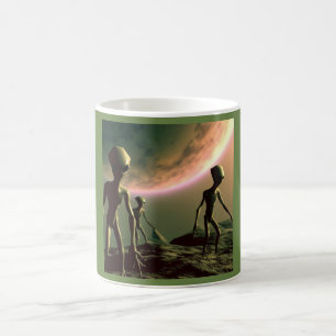 SF Grau Außerirdischen 2 Kaffeetasse
