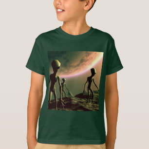 SF Grau Außerirdischen 2 T-Shirt