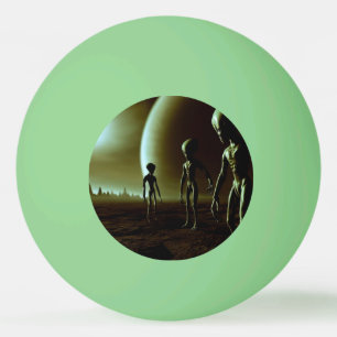 SF Graue Außerirdischen auf Alien Planet (1) Tischtennisball