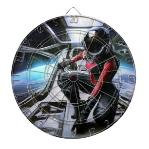 SF-Helden in Raumfahrt (2) Dartscheibe