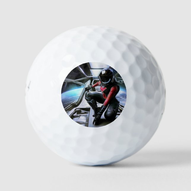 SF-Helden in Raumfahrt (2) Golfball (Vorderseite)