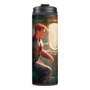 SF Hero Abard Spaceship 1 Thermosbecher