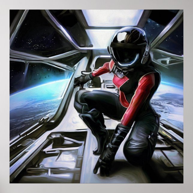 SF Hero Abard Spaceship 2 Poster (Vorne)