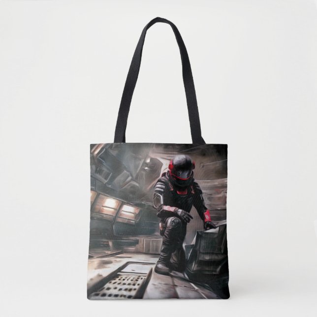 SF Hero Abard Spaceship 3 Tasche (Vorderseite)