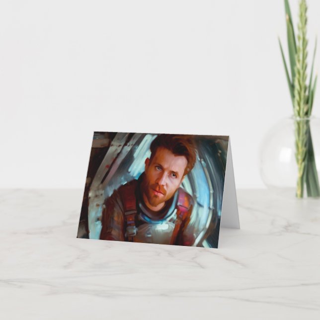 SF Hero Abard Spaceship 4 Karte (Vorderseite)