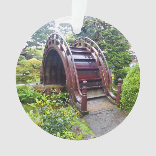 SF Japanese Tea Garden Drum Bridge #3 Ornament (Vorderseite)