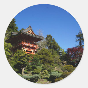 SF Japanese Tea Garden Temple Gate Stickers
