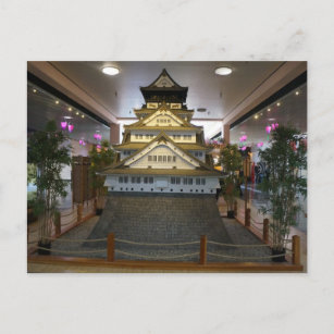 SF Japantown Osaka Burg Postkarte