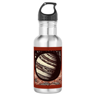 SF Jupiter Woodcut 2 Edelstahlflasche