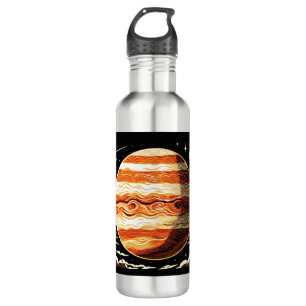 SF Jupiter Woodcut 3 Edelstahlflasche