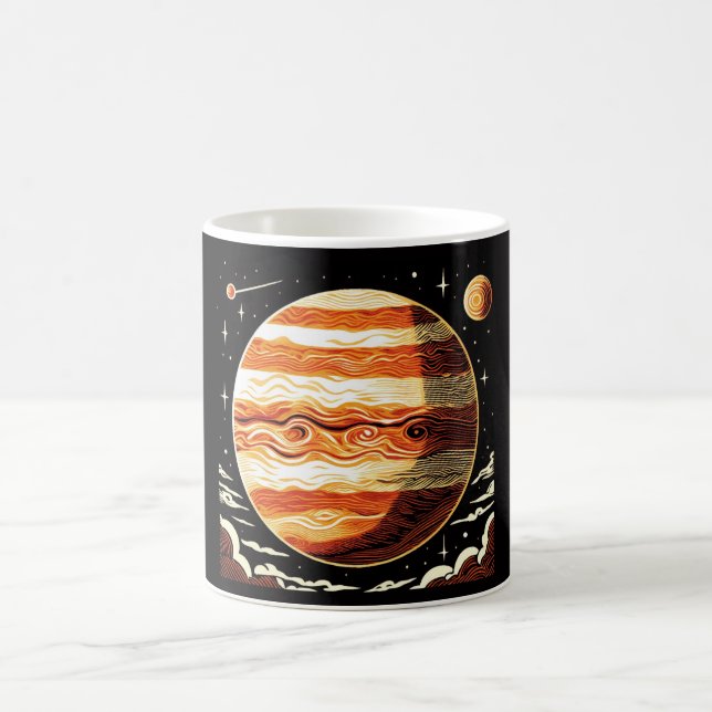 SF Jupiter Woodcut 3 Kaffeetasse (Mittel)
