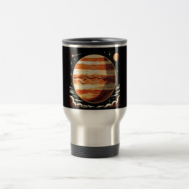 SF Jupiter Woodcut 3 Reisebecher (Mittel)