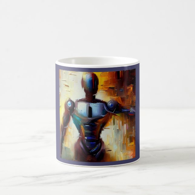 SF - Künstliche Intelligenz Hero 1 Kaffeetasse (Mittel)