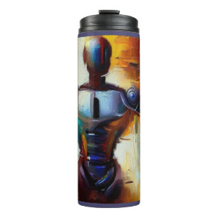 SF - Künstliche Intelligenz Hero 1 Thermosbecher