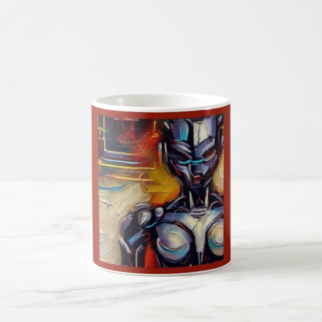 SF - Künstliche Intelligenz Hero 2 Kaffeetasse (Mittel)