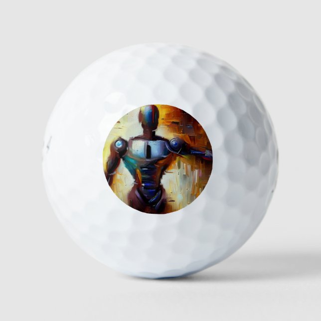 SF - Künstlicher Intelligenzhero (1) Golfball (Vorderseite)