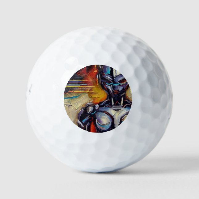 SF - Künstlicher Intelligenzhero (2) Golfball (Vorderseite)