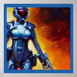 SF - Militärischer Held 1 Poster