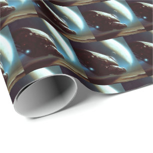 SF Orbit/s-Raumfahrt 1 Geschenkpapier