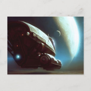 SF Orbit/s-Raumfahrt 1 Postkarte