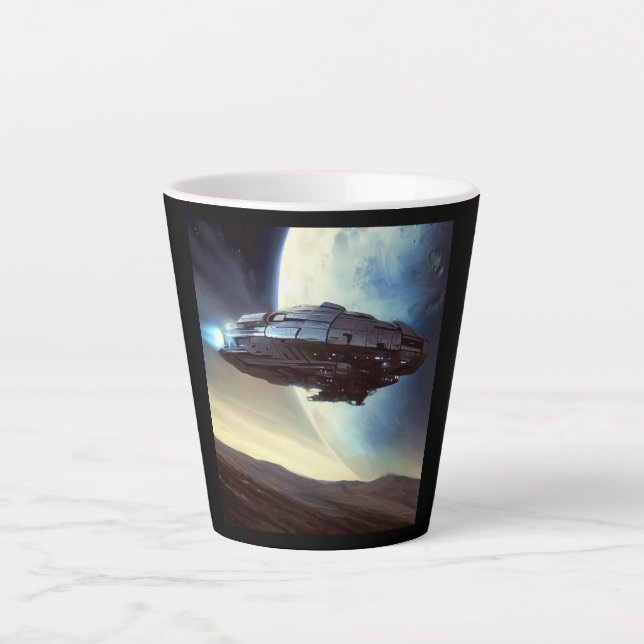 SF Orbit Spaceship 2 Milchtasse (Vorderseite)