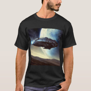 SF Orbit Spaceship 2 T-Shirt