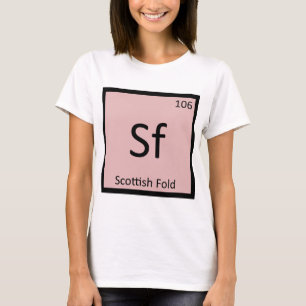 Sf - Regelmäßige Tabelle für schottische Falten T-Shirt