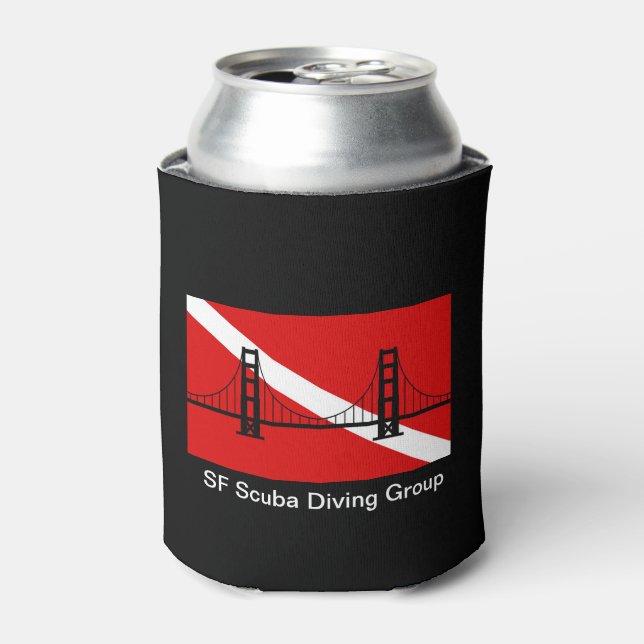 SF Scuba Diving Group Logo kann kühler werden Dosenkühler (Kanne Vorderseite)