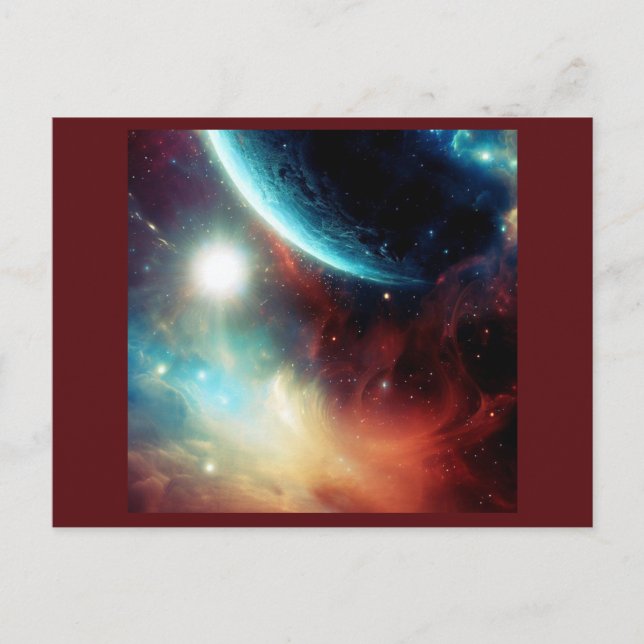 SF - Space Opera 3 Postkarte (Vorderseite)