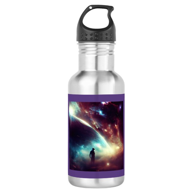 SF - Space Opera 4 Edelstahlflasche (Vorderseite)