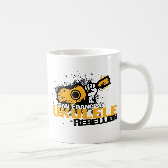 sf Ukulele-Logo Kaffeetasse (Rechts)
