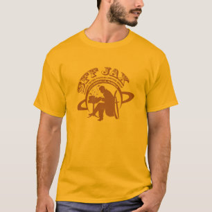 SFFX JAX Logo, braun herein auf Gold T-Shirt