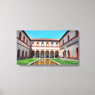 Sforza Burg Sehenswürdigkeit Leinwanddruck