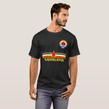 SFRJ Jugoslawien Flaggen-T - Shirt