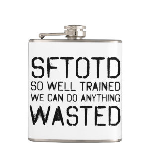 SFTOTD vergeudete Flasche Flachmann