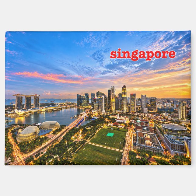 SG0005, SINGAPUR MAGNET (Vorderseite)