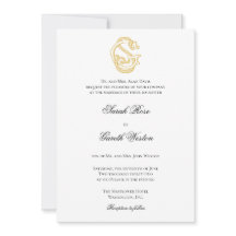 SG Monogramme ou GS Monogramme Invitations de mari