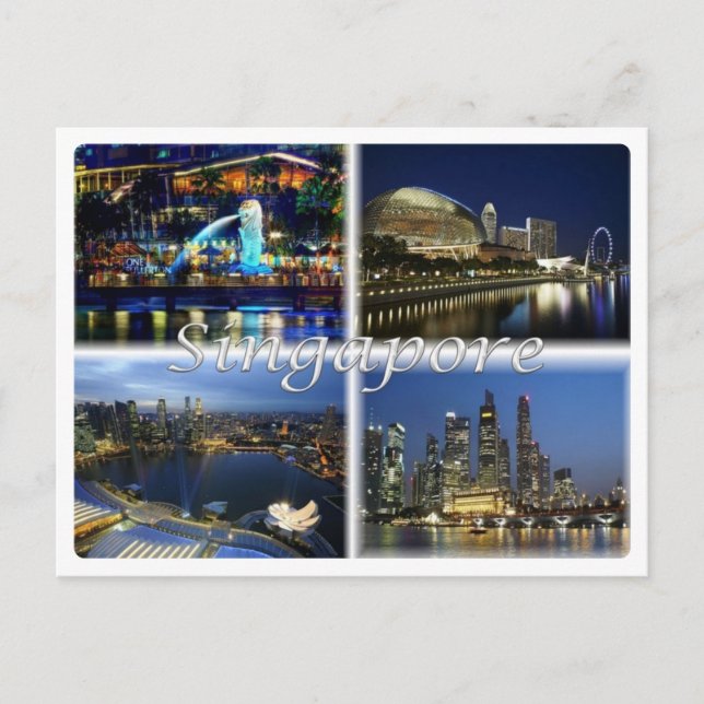 SG Singapur - Postkarte (Vorderseite)