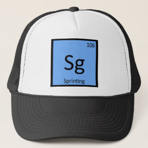 Sg - Sprinter-Track-Symbol und Symbol für Feldchem Truckerkappe