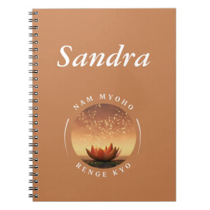 SGI Buddhist Lotus und NMRK Notizblock