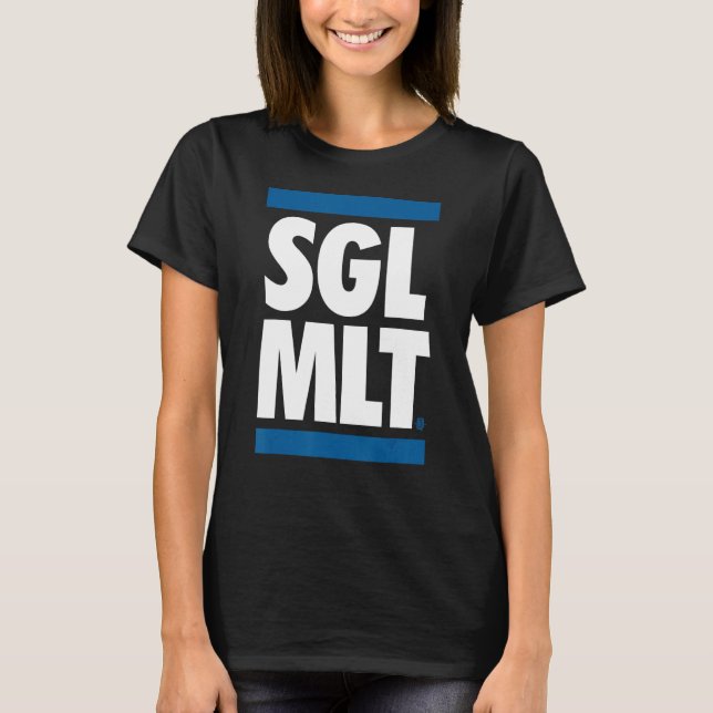 SGL MLT T - Shirt für Single Malt Whisky Freunde (Vorderseite)