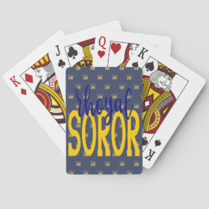 SGRho Inspirierte Rhoyal Blue und Gold Rhoyal Soro Spielkarten