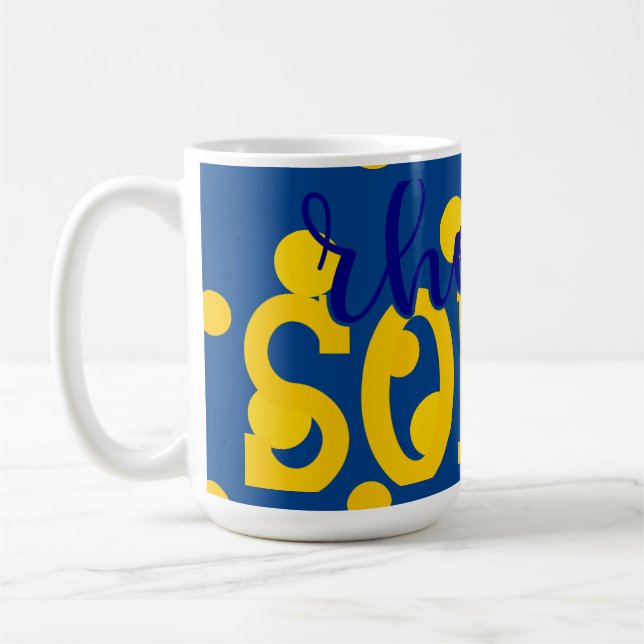 SGRho Rhoyal Bleu et or Rhoyal Soror Mug (Gauche)