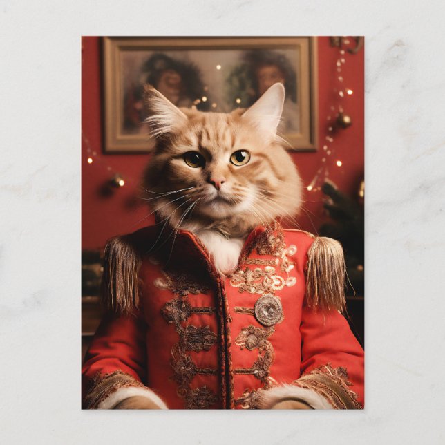 Sgt Pepper Cat Postkarte (Vorderseite)