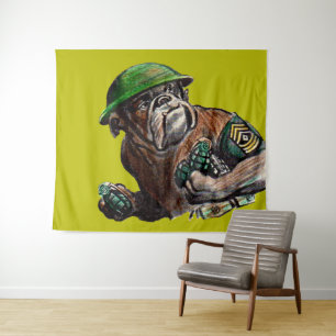 Sgt. Rover Wandteppich