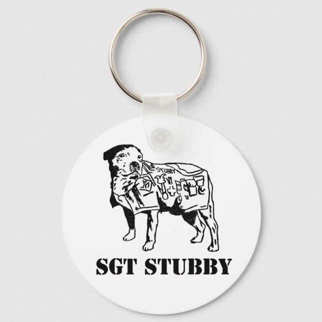 SGT STUBBY KEY CHAIN SCHLÜSSELANHÄNGER (Vorderseite)