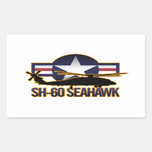 SH-60 Seahawk Rechteckiger Aufkleber