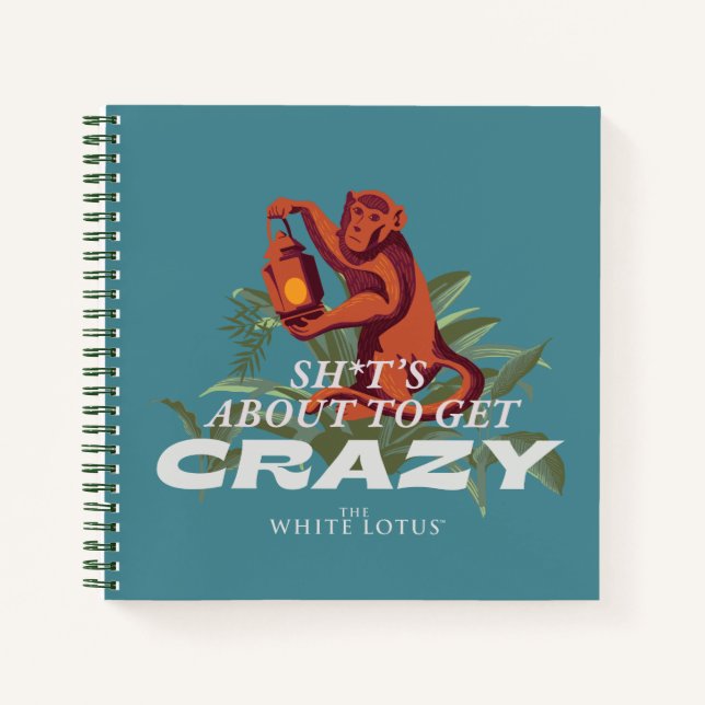 Sh*es wird verrückt - der weiße Lotus Notizbuch (Vorderseite)