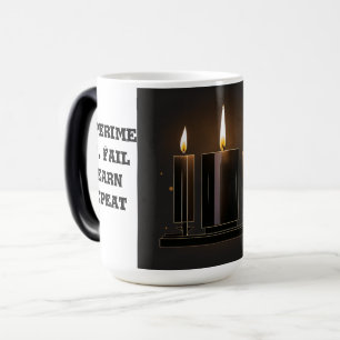 Shabbat Candles Icon Illuminating Stärke' Verwandlungstasse